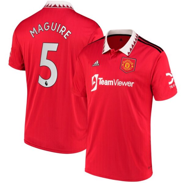 Harry Maguire Manchester United 2022/23 Home Replica Player Jersey - Red