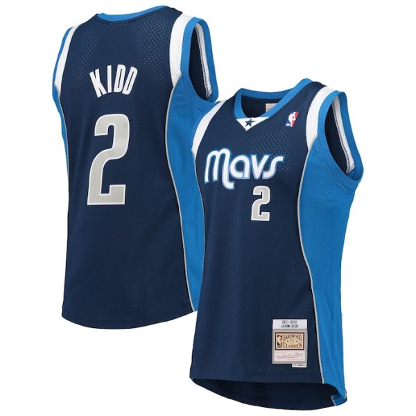 Jason Kidd Dallas Mavericks M&N 2011-12 Hardwood Classics Swingman Jersey - Navy