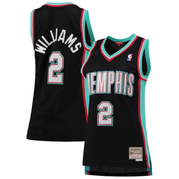 Jason Williams Memphis Grizzlies M&N Women Hardwood Classics Swingman Jersey - Black