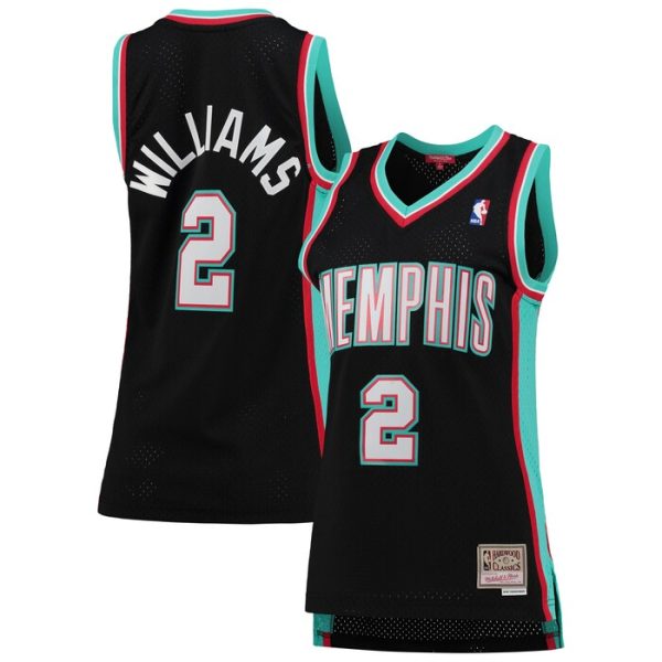 Jason Williams Memphis Grizzlies M&N Women Hardwood Classics Swingman Jersey - Black