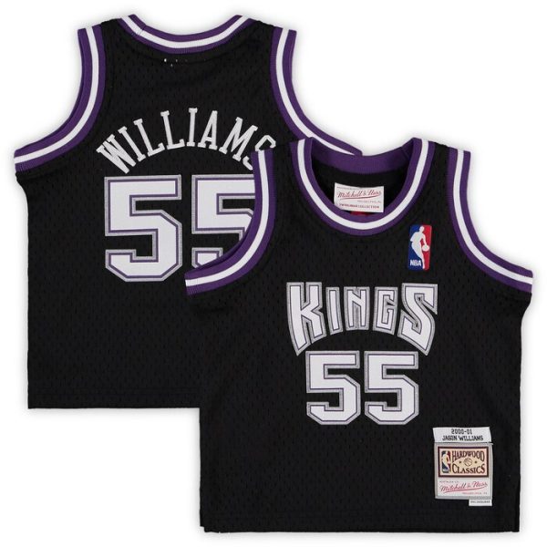 Jason Williams Sacramento Kings M&N Infant 2000/01 Hardwood Classics Retired Player Jersey - Black