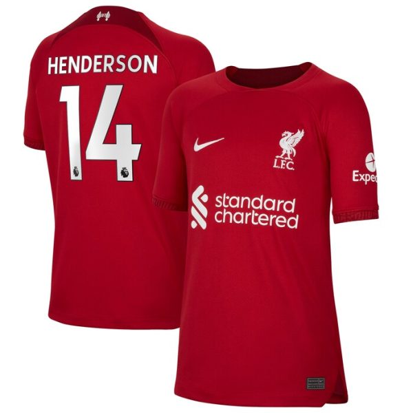 Jordan Henderson Liverpool Youth 2022/23 Home Replica Player Jersey - Red