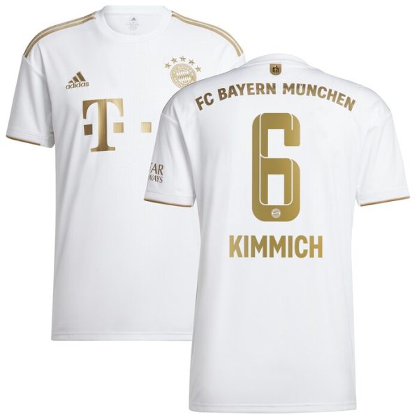 Joshua Kimmich Bayern Munich Youth 2022/23 Away Replica Player Jersey - White
