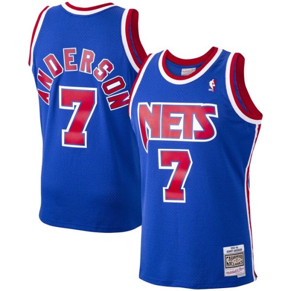 Kenny Anderson New Jersey Nets M&N 1993-94 Hardwood Classics Swingman Player Jersey - Blue