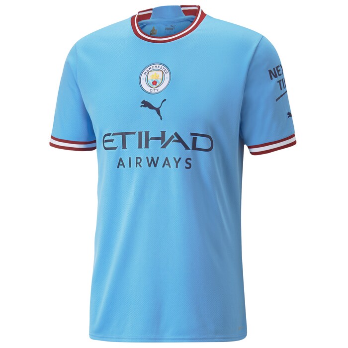 Kevin De Bruyne Manchester City Puma 202223 Home Replica Player Jersey Sky Blue Choose Your