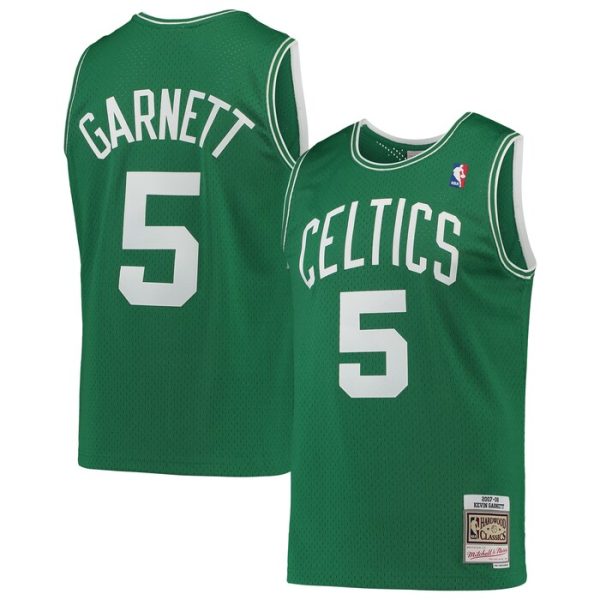 Kevin Garnett Boston Celtics M&N Hardwood Classics 2007-08 Swingman Jersey - Kelly Green