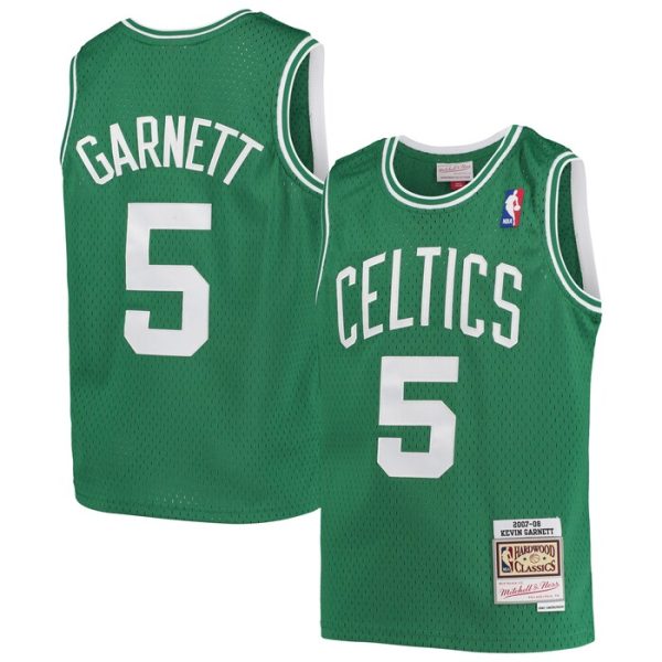 Kevin Garnett Boston Celtics M&N Youth 2005-06 Hardwood Classics Swingman Jersey - Kelly Green