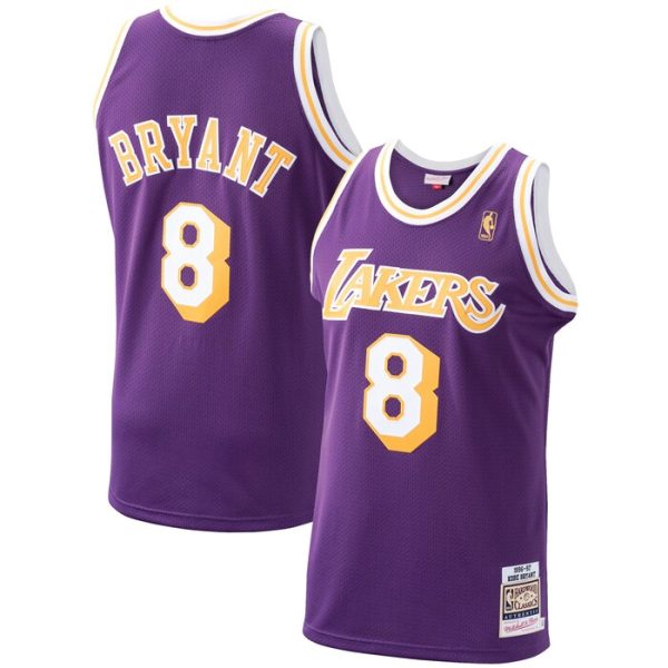 Kobe Bryant Los Angeles Lakers M&N 1996-97 Hardwood Classics Player Jersey - Purple