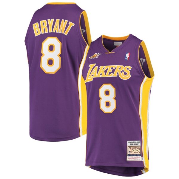 Kobe Bryant Los Angeles Lakers M&N 2000 NBA All-Star Game Hardwood Classics Jersey - Purple