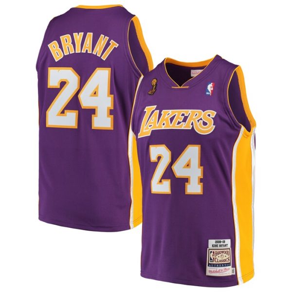Kobe Bryant Los Angeles Lakers M&N 2008-09 Hardwood Classics Jersey - Purple