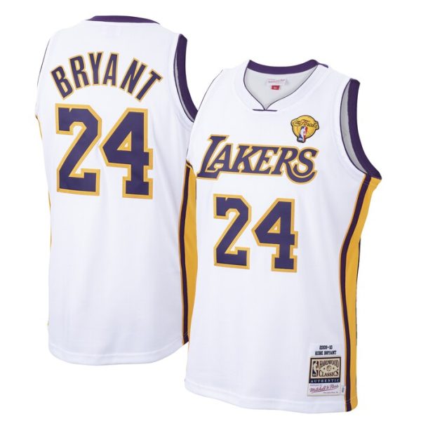 Kobe Bryant Los Angeles Lakers M&N 2009-10 Hardwood Classics Jersey - White