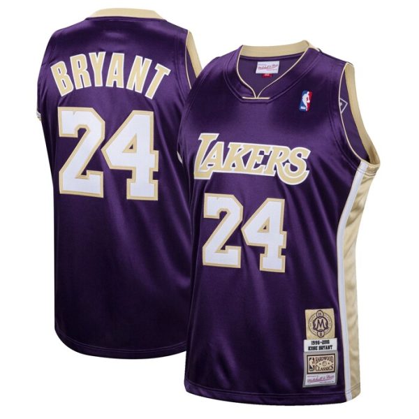 Kobe Bryant Los Angeles Lakers M&N Hall of Fame Class of 2020 #24 Hardwood Classics Jersey - Purple