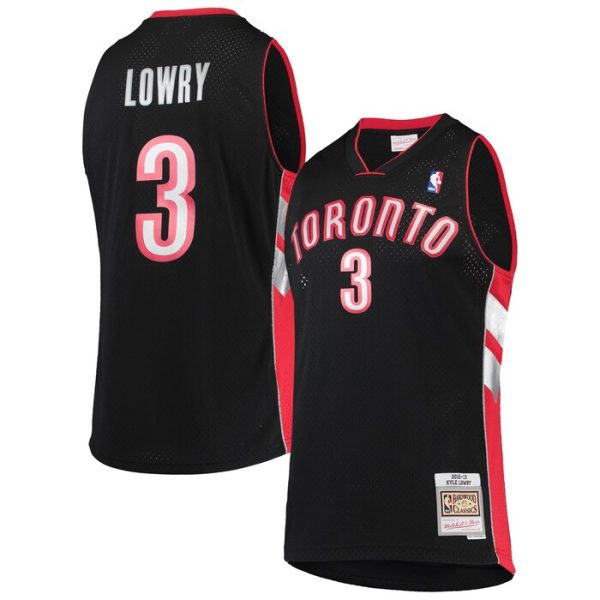 Kyle Lowry Toronto Raptors M&N Hardwood Classics Swingman Jersey - Black