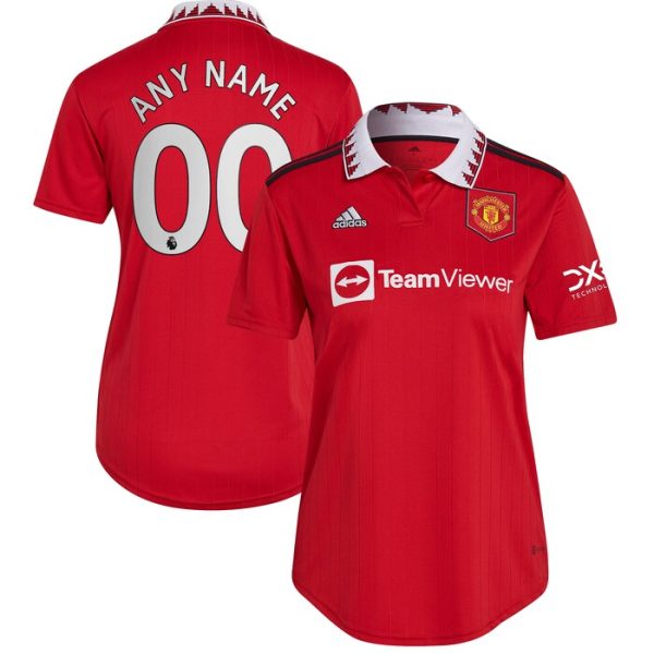 Manchester United Women 2022/23 Home Replica Custom Jersey - Red