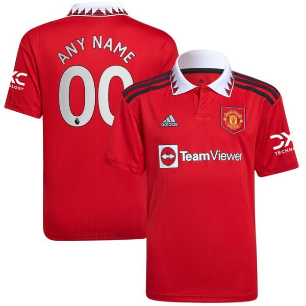 Manchester United Youth 2022/23 Home Replica Custom Jersey - Red