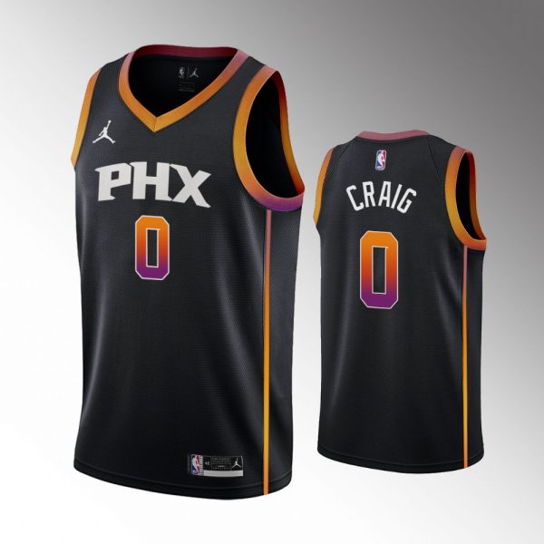 Men 2022-23 Statement Edition Phoenix Suns #0 Torrey Craig Black Swingman Jersey