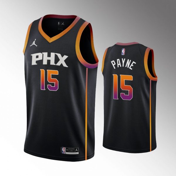 Men 2022-23 Statement Edition Phoenix Suns #15 Cameron Payne Black Swingman Jersey