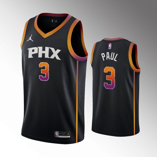 Men 2022-23 Statement Edition Phoenix Suns #3 Chris Paul Black Swingman Jersey