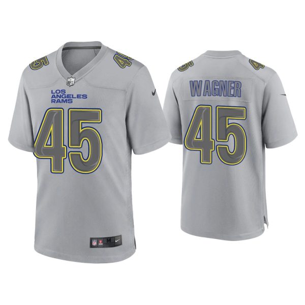 Men Bobby Wagner Los Angeles Rams Gray Atmosphere Fashion Game Jersey