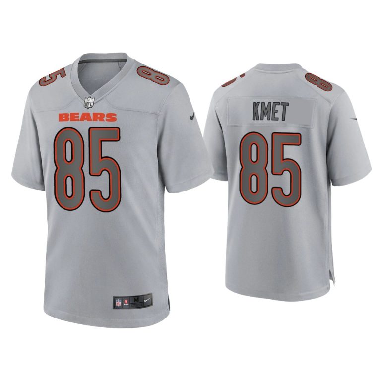 Men Cole Kmet Chicago Bears Gray Atmosphere Fashion Game Jersey