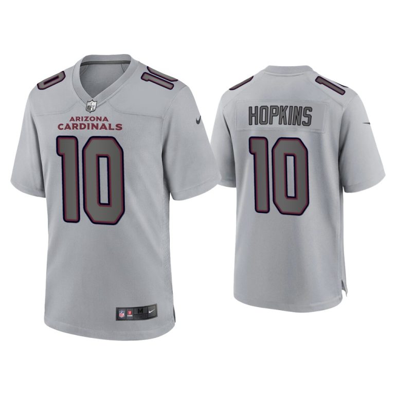 Men DeAndre Hopkins Arizona Cardinals Gray Atmosphere Fashion Game Jersey