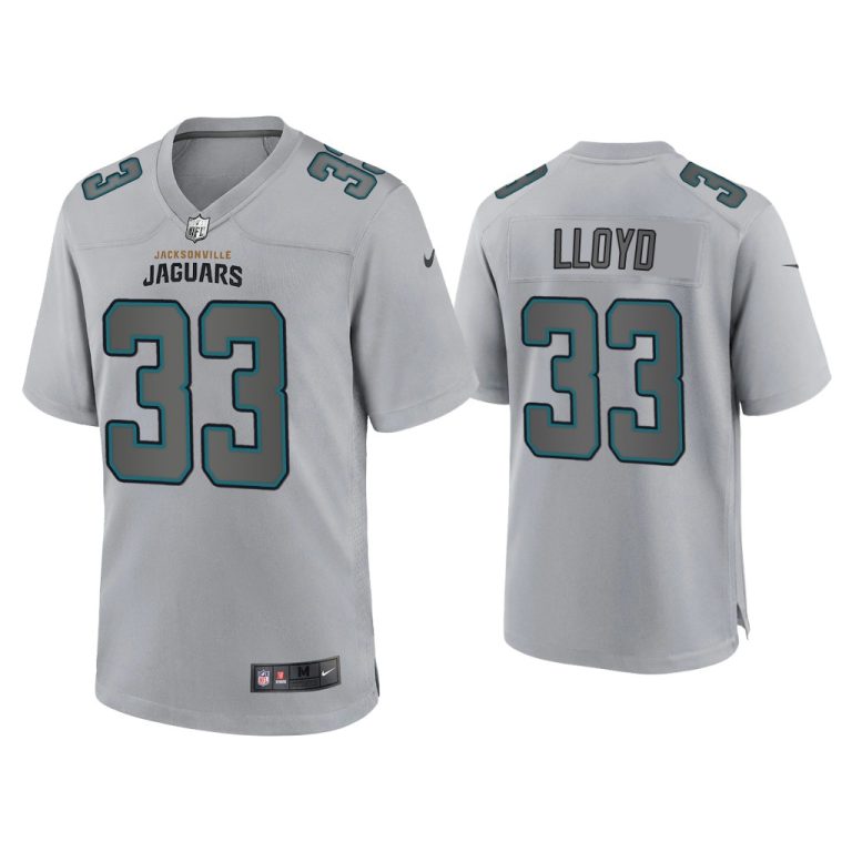 Men Devin Lloyd Jacksonville Jaguars Gray Atmosphere Fashion Game Jersey