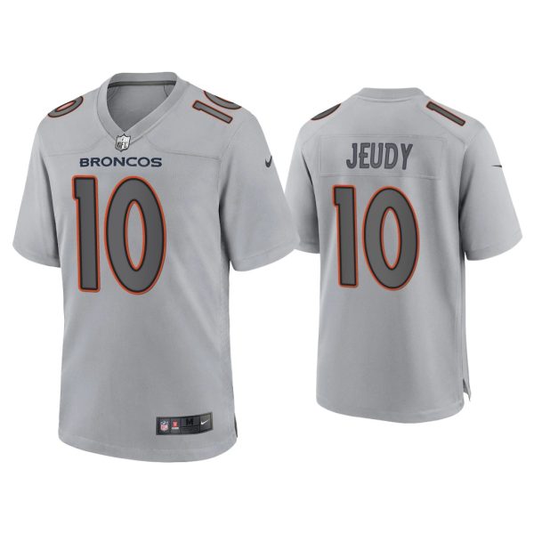 Men Jerry Jeudy Denver Broncos Gray Atmosphere Fashion Game Jersey