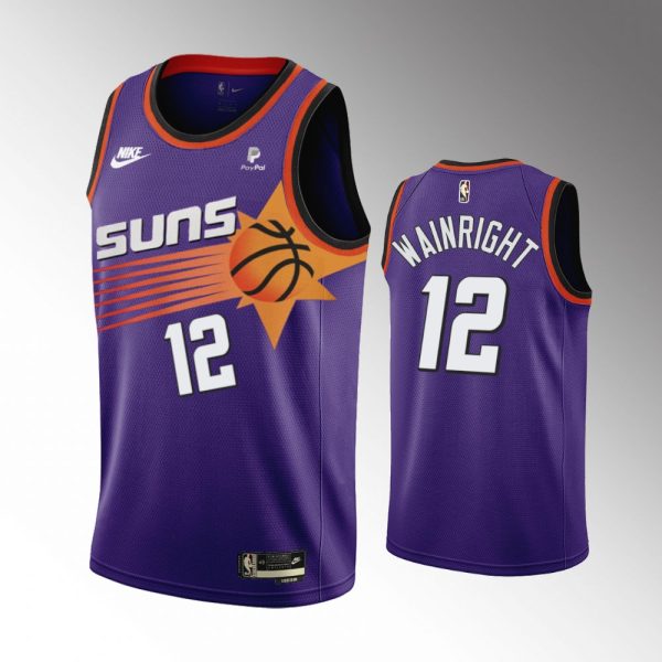 Men Phoenix Suns 2022-23 Classic Edition Purple #12 Ishmail Wainright Swingman Jersey