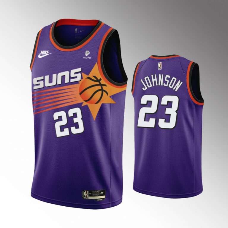 Men Phoenix Suns 2022-23 Classic Edition Purple #23 Cameron Johnson Swingman Jersey