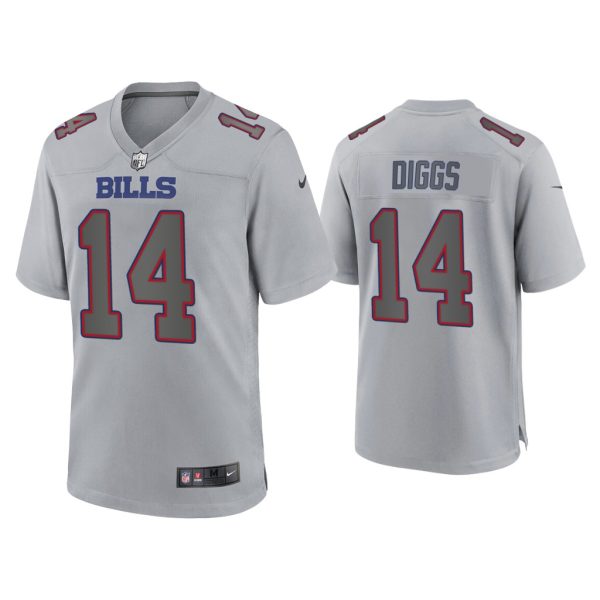 Men Stefon Diggs Buffalo Bills Gray Atmosphere Fashion Game Jersey