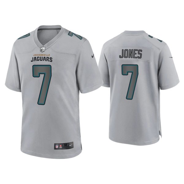 Men Zay Jones Jacksonville Jaguars Gray Atmosphere Fashion Game Jersey