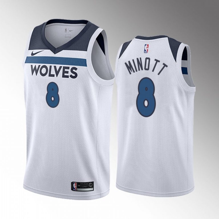 Minnesota Timberwolves Josh Minott 2022 NBA Draft #8 White Jersey Association Edition Memphis Tigers