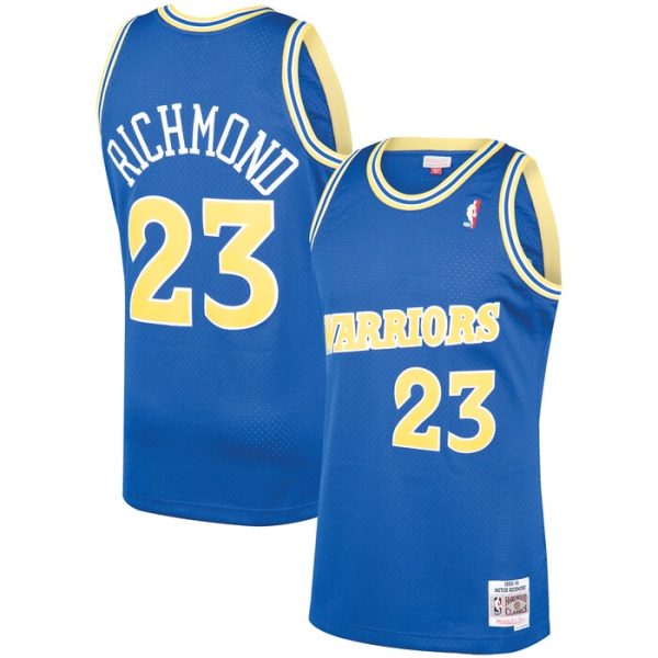 Mitch Richmond Golden State Warriors M&N 1990-91 Hardwood Classics Swingman Player Jersey - Royal