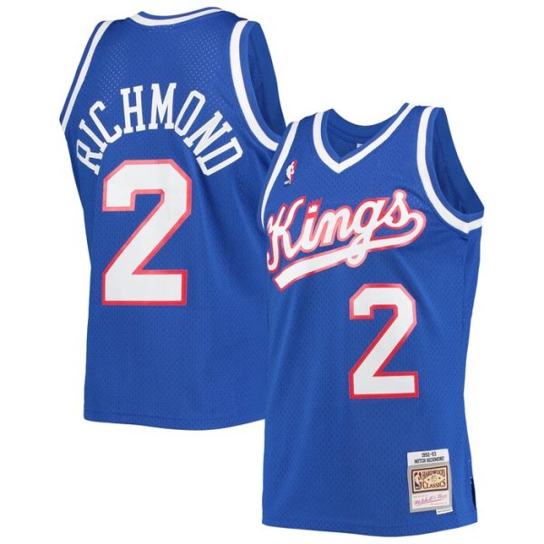 Mitch Richmond Sacramento Kings M&N 1992-93 Hardwood Classics Swingman Jersey - Blue