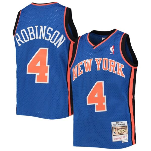 Nate Robinson New York Knicks M&N Youth 2005-06 Hardwood Classics Swingman Jersey - Blue