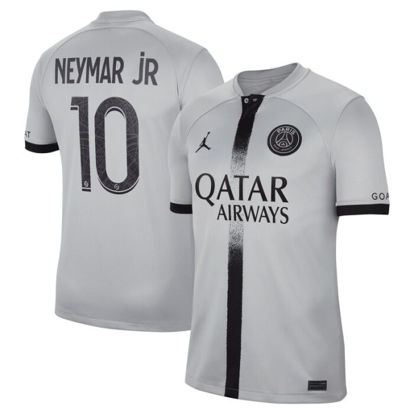 Neymar Jr. Paris Saint-Germain 2022/23 Away Breathe Stadium Replica Player Jersey - Black