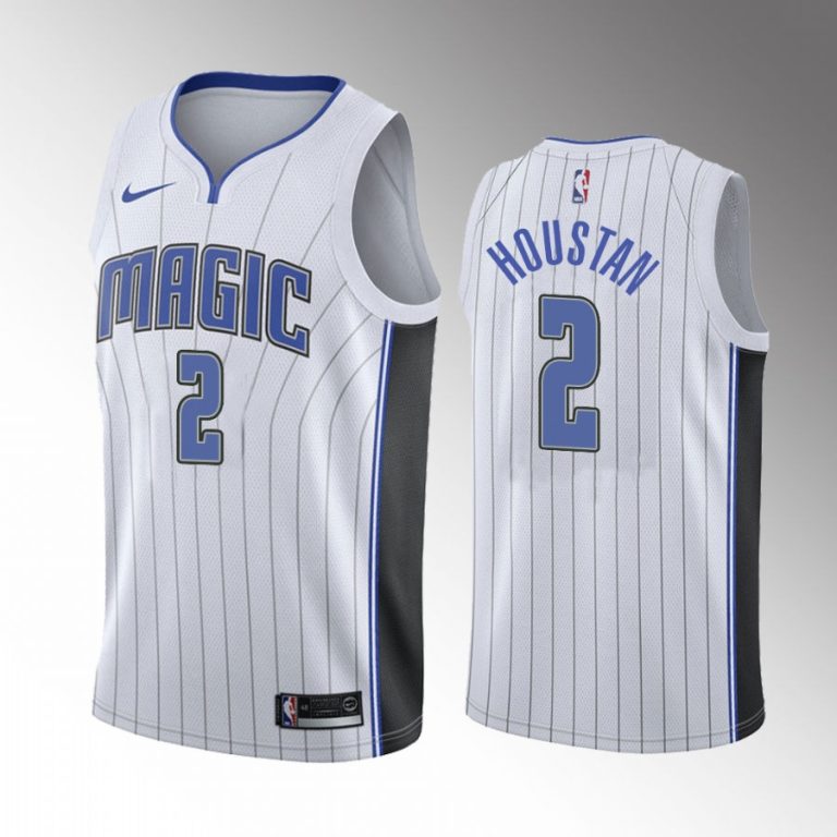 Orlando Magic Caleb Houstan 2022 NBA Draft #2 White Jersey Association Edition Michigan Wolverines