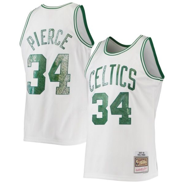 Paul Pierce Boston Celtics M&N 1996-97 Hardwood Classics NBA 75th Anniversary Diamond Swingman Jersey - White