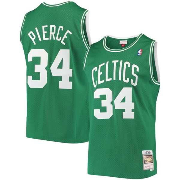 Paul Pierce Boston Celtics M&N 2007-08 Hardwood Classics Swingman Jersey - Kelly Green