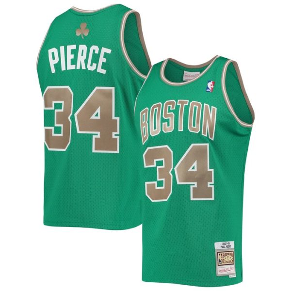 Paul Pierce Boston Celtics M&N Hardwood Classics Swingman Jersey - Kelly Green