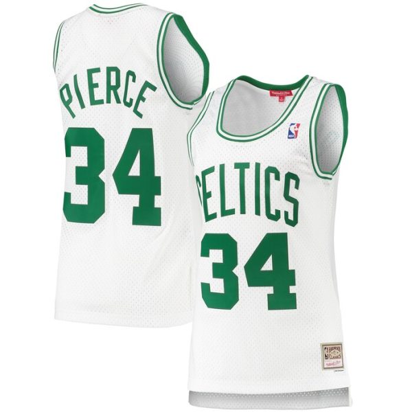 Paul Pierce Boston Celtics M&N Women 2007-08 Hardwood Classics Swingman Jersey - White