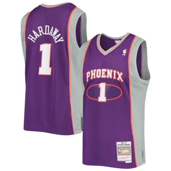 Penny Hardaway Phoenix Suns M&N 2001-2002 Hardwood Classics Swingman Jersey - Purple