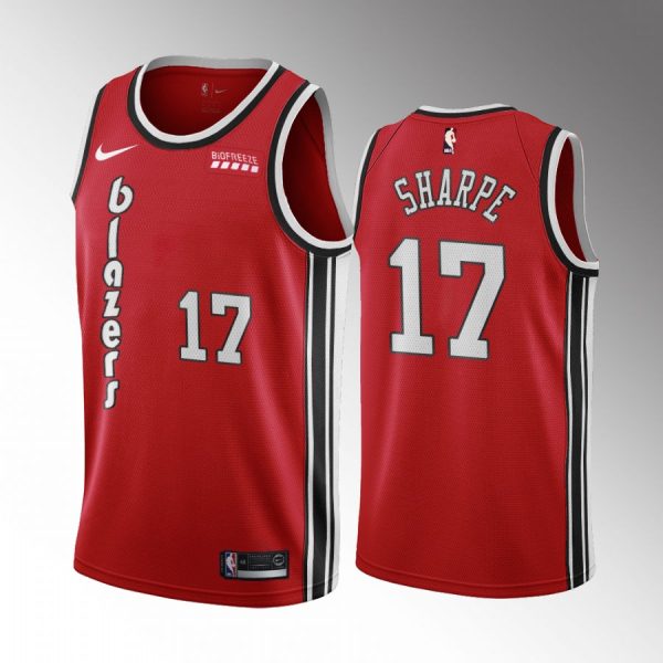 Portland Trail Blazers Shaedon Sharpe 2022 NBA Draft Kentucky Wildcats Red #17 Jersey Classic Edition