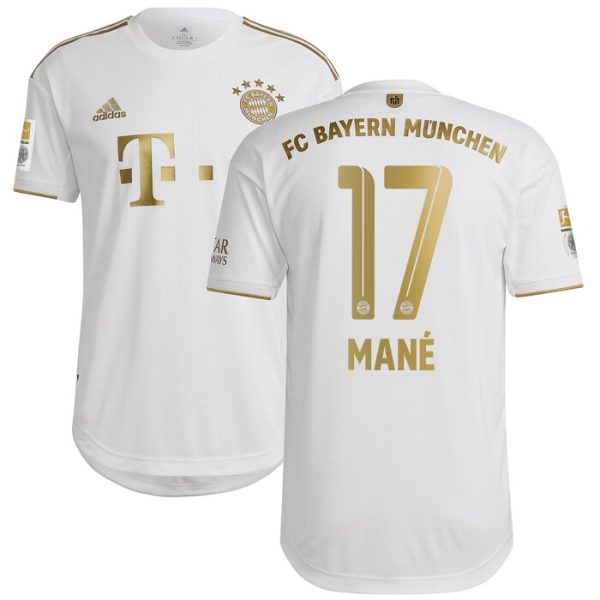 Sadio Mane Bayern Munich 2022/23 Away Player Jersey - White