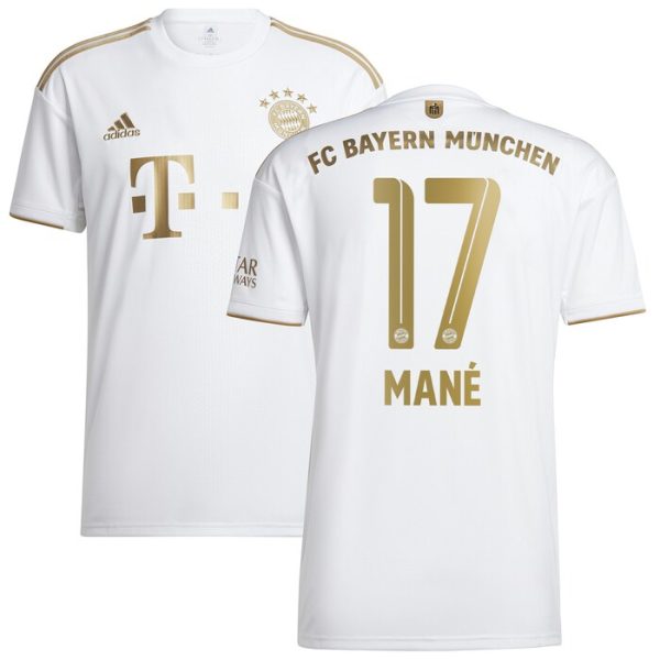 Sadio Mane Bayern Munich 2022/23 Away Replica Player Jersey - White