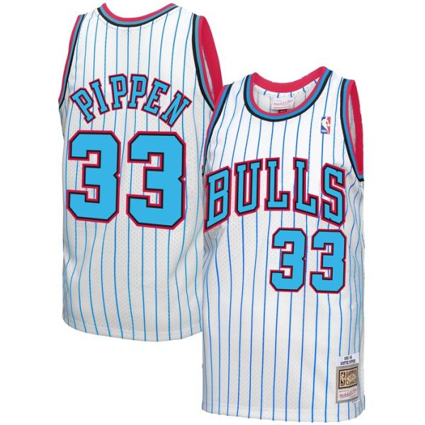 Scottie Pippen Chicago Bulls M&N 1995-96 Hardwood Classics Reload 3.0 Swingman Jersey - White