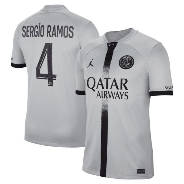 Sergio Ramos Paris Saint-Germain 2022/23 Away Breathe Stadium Replica Player Jersey - Black