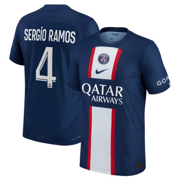 Sergio Ramos Paris Saint-Germain 2022/23 Home Player Jersey - Blue