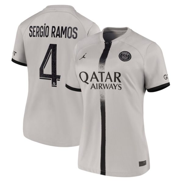 Sergio Ramos Paris Saint-Germain Women 2022/23 Away Breathe Stadium Replica Player Jersey - Black