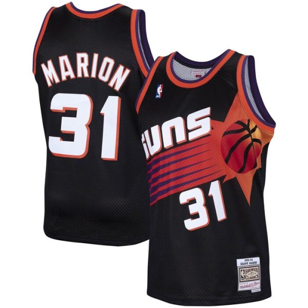 Shawn Marion Phoenix Suns M&N 1999-2000 Hardwood Classics Swingman Player Jersey - Black